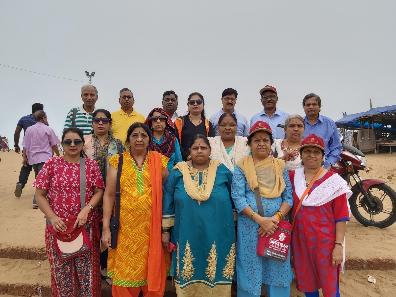 Happy travellers
