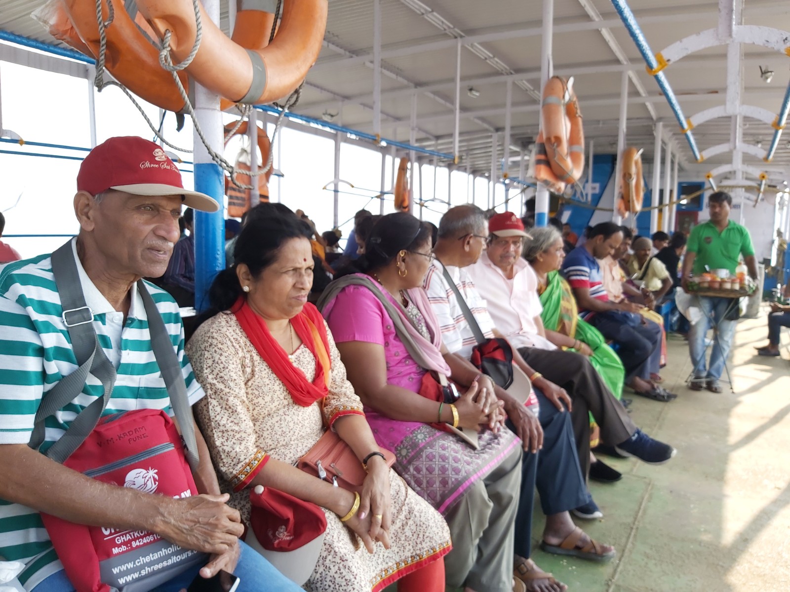 Happy travellers